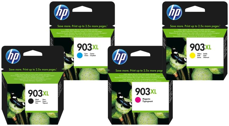 Original HP 903XL | 3HZ51AE Tinte BK/C/M/Y Spar Set XL