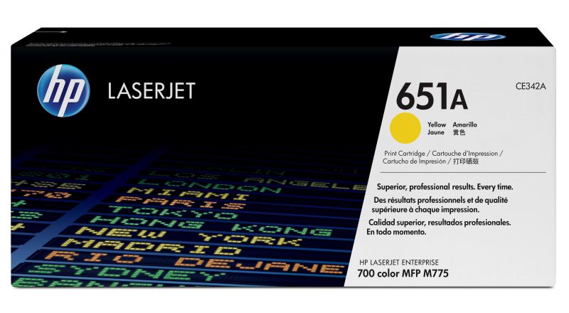 Original HP CE342A | 651A Toner Gelb