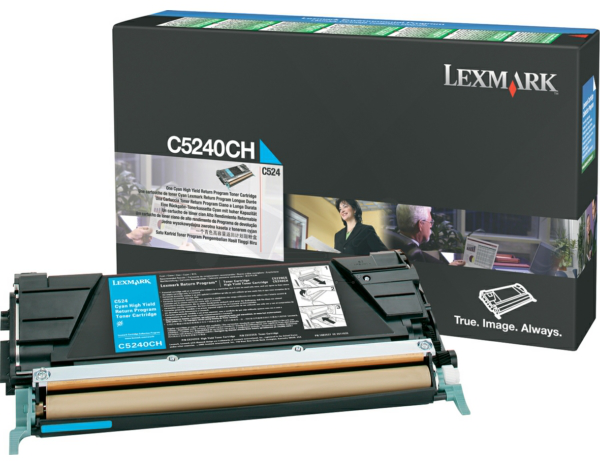 Original Lexmark C5240CH Toner Cyan XL