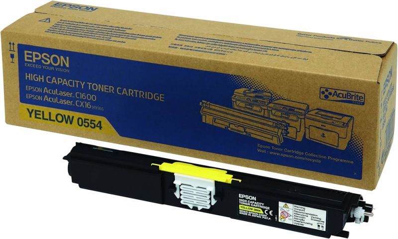 Original Epson 0554 | C13S050554 Toner Gelb