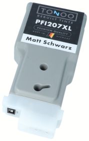 Tonoo® Tinte ersetzt Canon 8788B001 | PFI207MBK Matt Schwarz XL