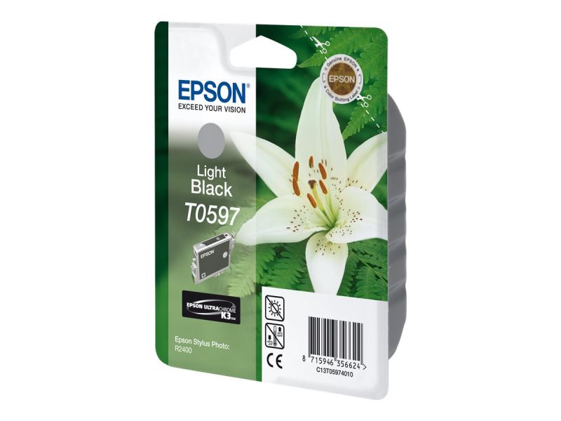 Original Epson T0597 | C13T05974010 light Schwarz Tintenpatrone ( 2024 )