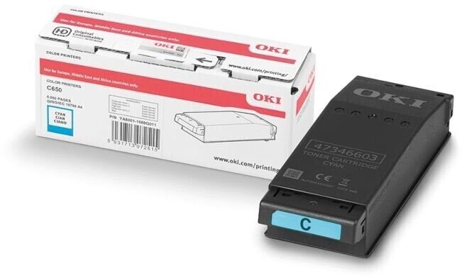 Original OKI 09006127 Toner Cyan