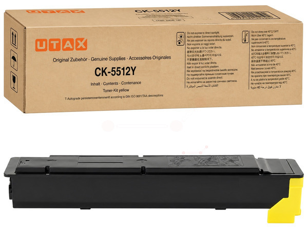 Original Utax CK5512Y | 1T02R6AUT0 Toner Gelb