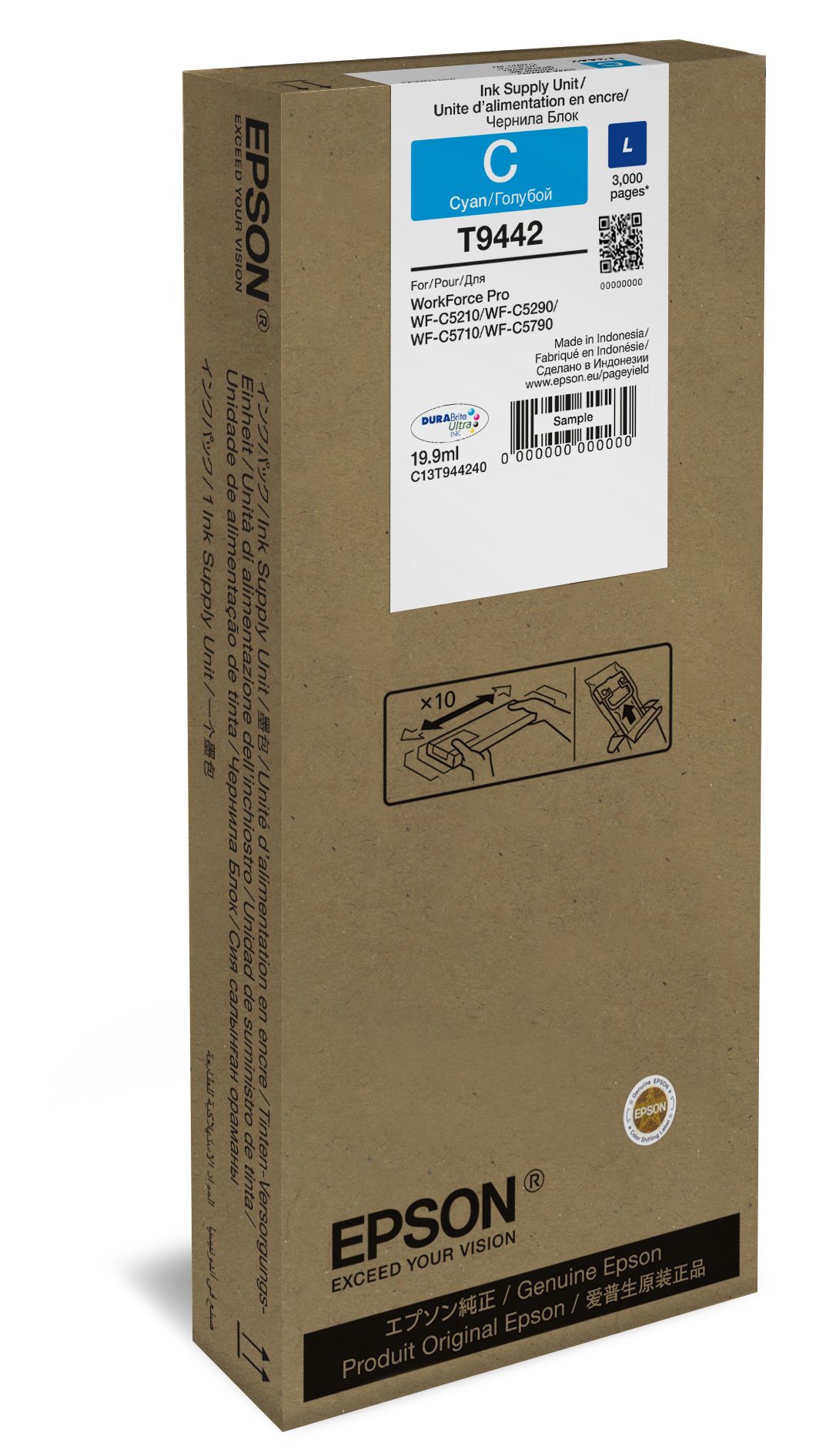 Original Epson T9442L | C13T944240 Tinte Cyan