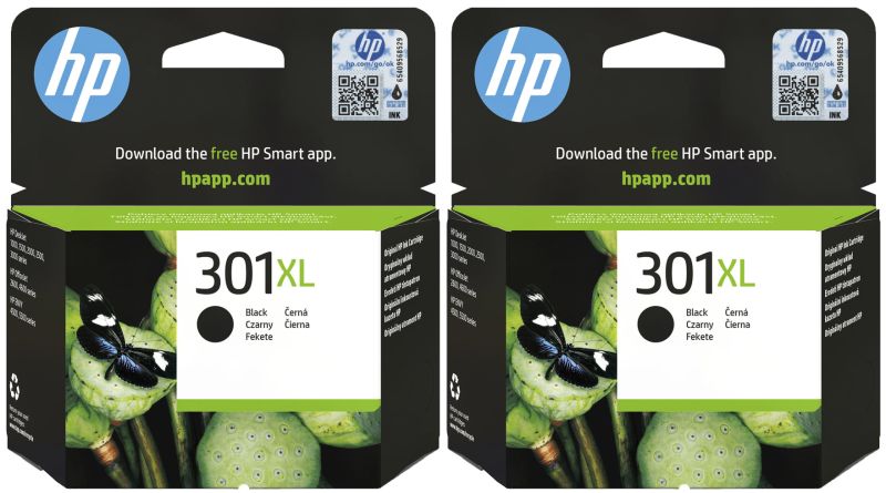 Original HP 301XL | D8J45AE Tinte Schwarz | 2 Stück