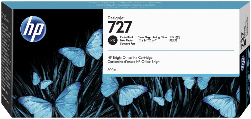 Original HP 727 | F9J79A Tinte Foto Schwarz XL ( 2023 )