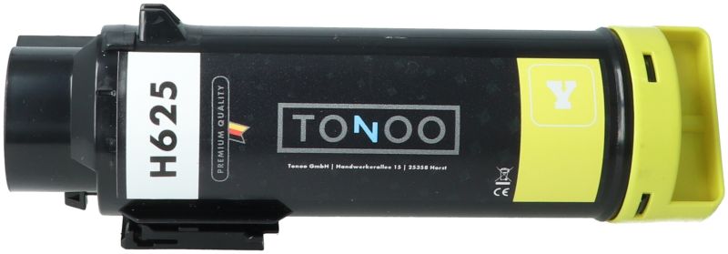 Tonoo® Toner ersetzt Dell H625cdw | H825cdw | S2825cdn | 593BBSE | 3P7C4 Gelb
