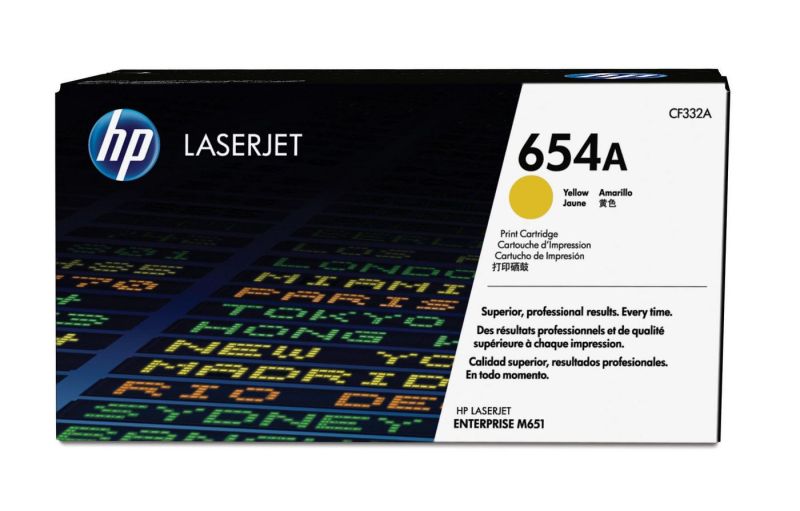 Original HP CF332A | 654A Toner Gelb