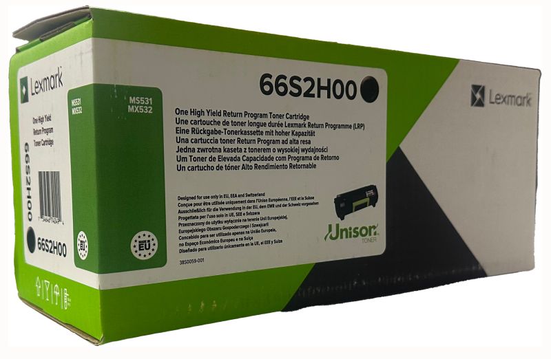Original Lexmark 66S2H00 Toner Schwarz