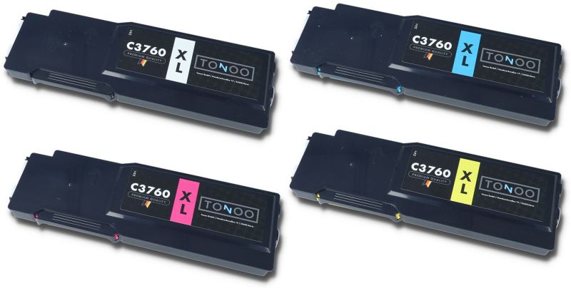 Tonoo® Toner ersetzt Dell C3760 | C3765 Spar Set XXL