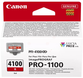 Original Canon PFI4100R | 6785C001 Tintenpatrone Rot