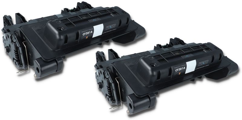Tonoo® Toner ersetzt HP CF281AD | 81A Schwarz Doppelpack