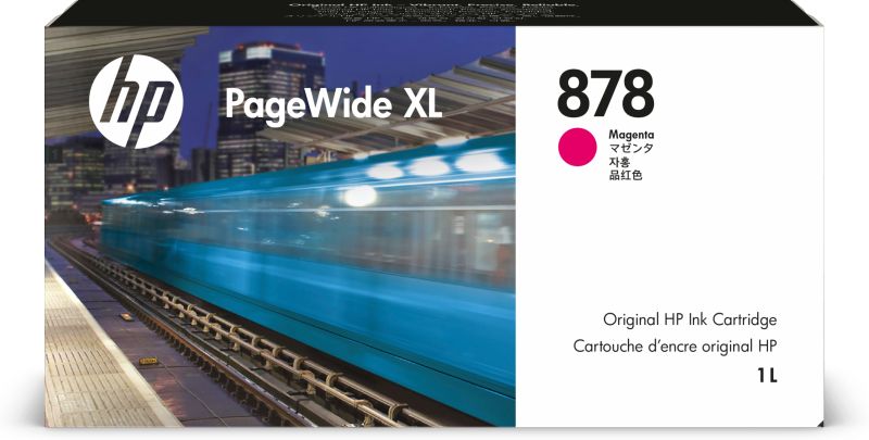 Original HP 878 | 312Z3A Tinte Magenta 1L ( 2023 - 2025 ) 