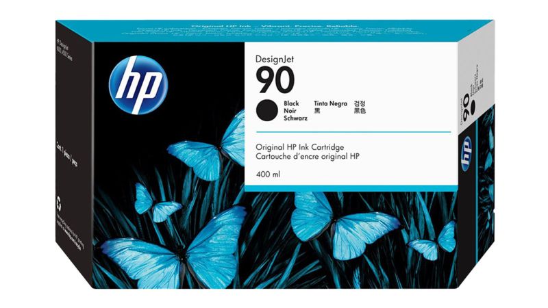 Original HP 90 | C5058A Tinte Schwarz ( 2021 )