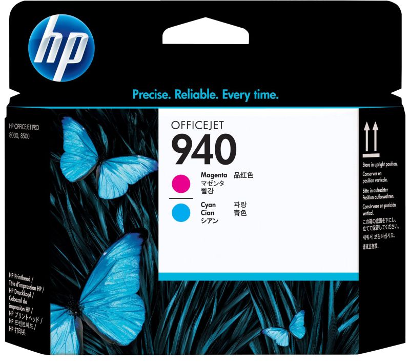 Original HP 940 | C4901A Druckkopf Cyan & Magenta ( 2017 )