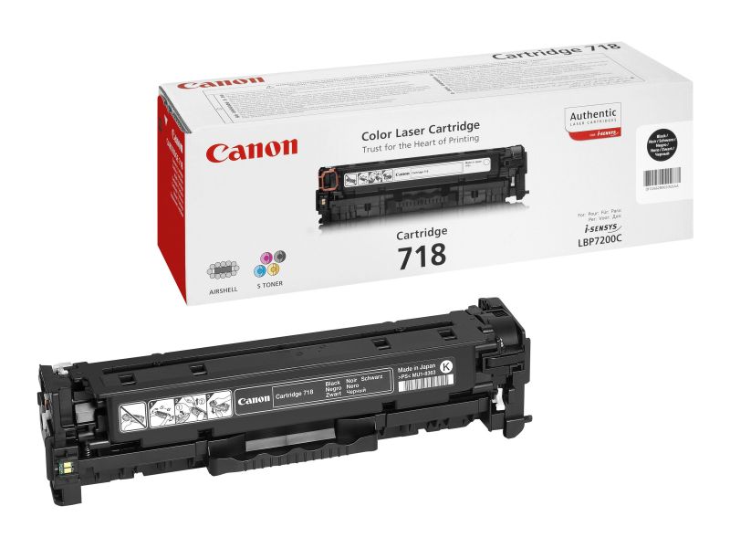 Original Canon 718 | 2662B002 Toner Schwarz