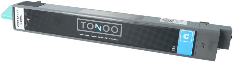 Tonoo® Toner ersetzt Lexmark X925H2CG Cyan