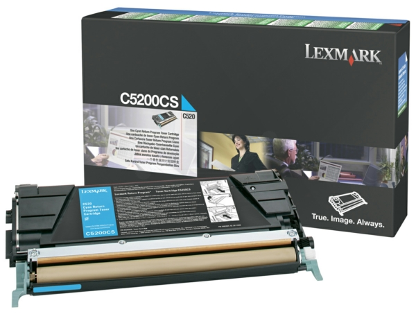 Original Lexmark C5200CS Toner Cyan