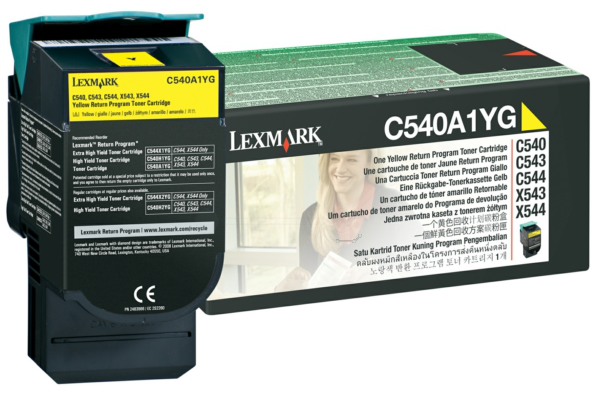 Original Lexmark C540A1YG Toner Gelb