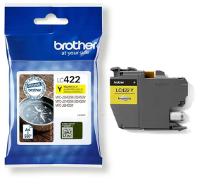 Original Brother LC422Y Tinte Gelb