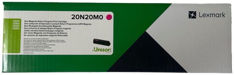 Original Lexmark 20N20M0 Toner Magenta