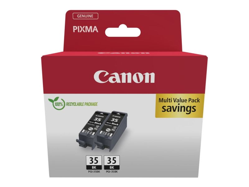 Original Canon PGI-35BK | 1509B012 Tinte Schwarz | 2er-Pack 