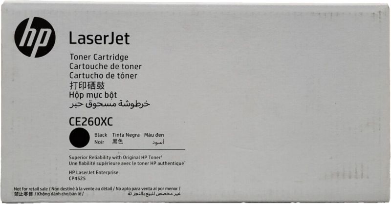 Original HP CE260XC | 649X Toner Schwarz XL