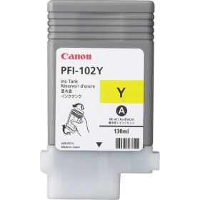 Original Canon PFI102Y | 0898B001 Tinte Gelb