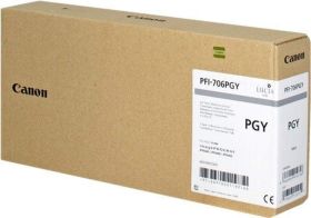 Original Canon PFI706PGY | 6691B001 Tinte Foto Grau ( 06.2026 )