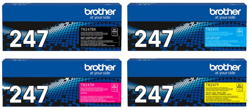 Original Brother TN247CMYK Toner Spar Set