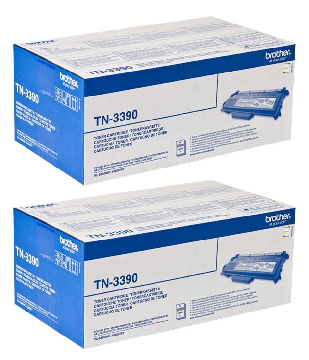 Original Brother TN3390TWIN Toner Schwarz ( 2 Stück )