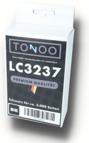 Tonoo® Tinte ersetzt Brother LC3237BK Schwarz