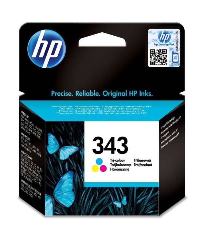 Original HP 343 | C8766EE Tinte C/M/Y ( 2025 )