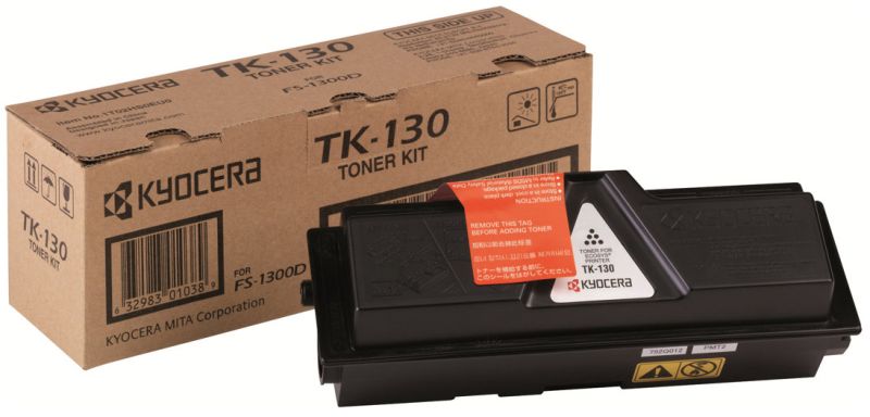 Original Kyocera TK130 | 1T02HS0EUC Toner Schwarz