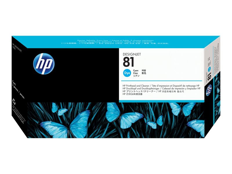 Original HP 81 | C4951A Druckkopf Cyan ( 2018 )