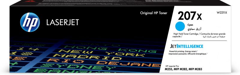 Original HP W2211X | 207X Toner Cyan XL