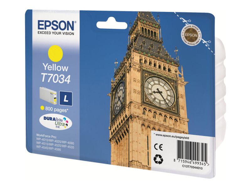 Original Epson T7034L | C13T70344010 Tinte Gelb ( 2023 )