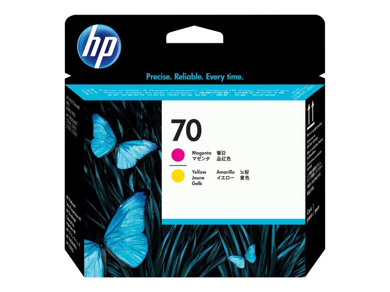 Original HP 70 | C9406A Druckkopf Magenta & Gelb