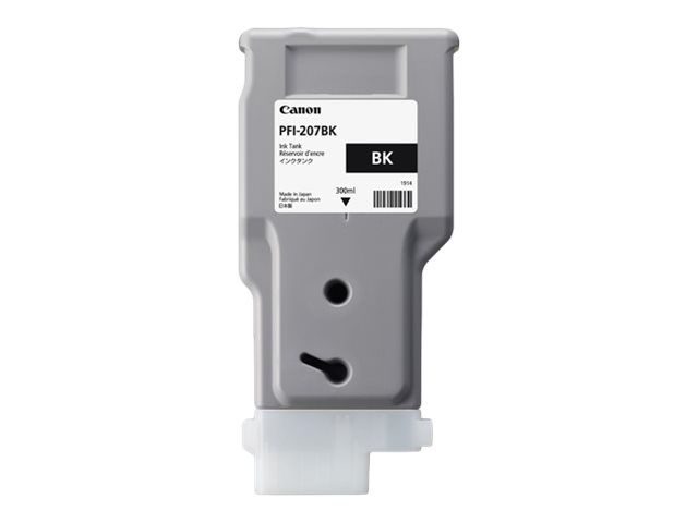 Original Canon PFI207BK | 8789B001 Tinte Schwarz XL