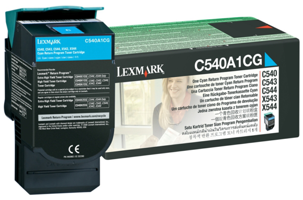 Original Lexmark C540A1CG Toner Cyan