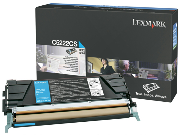 Original Lexmark C5222CS Toner Cyan