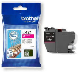 Original Brother LC421M Tinte Magenta