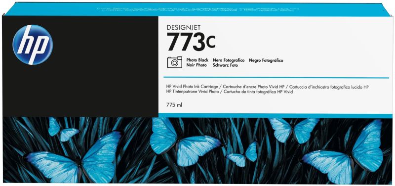 Original HP 773C | C1Q43A Tinte Foto Schwarz