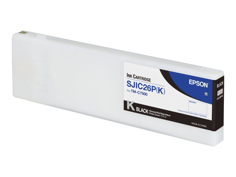 Original Epson SJIC26P(K) | C33S020618 Tinte Schwarz