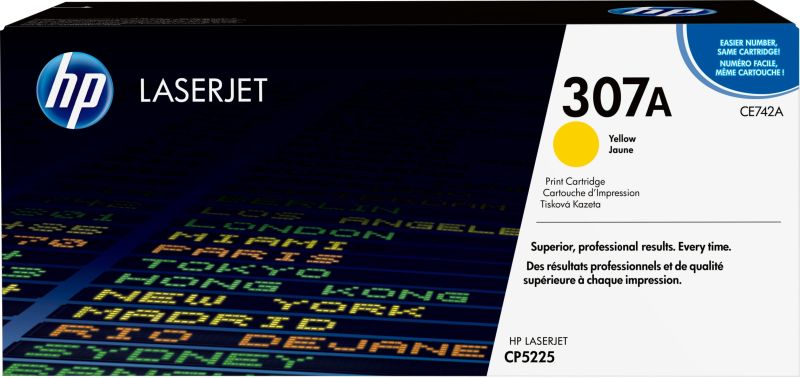 Original HP CE742A | 307A Toner Gelb