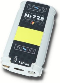 Tonoo® Tinte ersetzt HP 728 | F9J65A Gelb