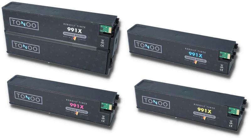 Tonoo® Tinte ersetzt HP 991X BK|C|M|Y Spar Set XL