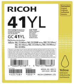 Original Ricoh GC41YL | 405768 Tinte Gelb