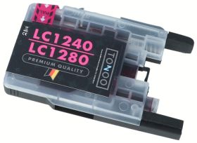 Tonoo® Tinte ersetzt Brother LC1280XLM Magenta XL